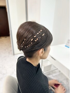 ヘアーメイクサロンアール(hair make salon R) 夜会巻き