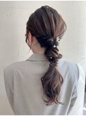 【MICHI refre店　福光柚香里】編みおろしスタイル
