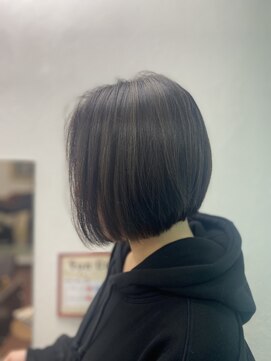 ファンプラス(FUN +) ショートボブ×ハイライト