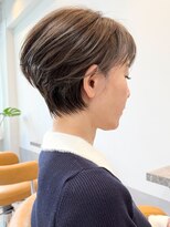 ファチュール(fAture.) ☆似合わせカット 白髪ぼかしショートヘア 大人ショート50代60代