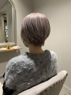 ぷう 40代50代60代◎ミニボブ　袋町／白髪染め／カット