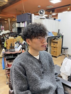 ラネージュ(La Neige) 眼鏡に合うお洒落パーマ♪