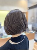 大人グラデーションボブショート