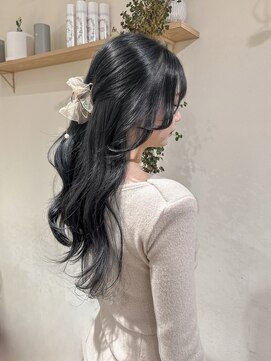 ゼスト 中野店(ZEST) 【ZEST中野/chihiro】艶モテ/色落ちまで綺麗なオリーブブラック