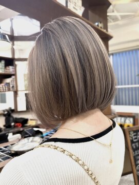 ラック 表参道(LUCK) ミルクティーベージュ/ボブ／くすみベージュ/表参道/原宿/20代