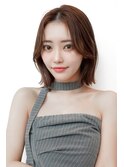 レイヤーボブ/20代30代大人かわいい/流れる顔周り