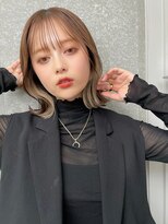 ロンドロゼ 池袋(Lond rose)&nbsp;☆くびれヘア/アプリコットオレンジ/ミディアム