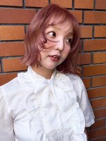 トナリ(tonari)&nbsp;レイヤーボブ×ふわっとピンク