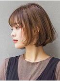 20代30代40代ナチュラルグラデーションボブスタイル*5
