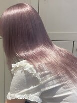 ベレーザ 渋谷(BELEZA) 15634ブリーチ&ダブルカラーレイヤーラベンダーグレーパープル