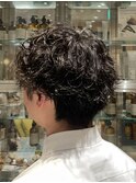マッシュ刈り上げ◎秋の波巻きパーマ