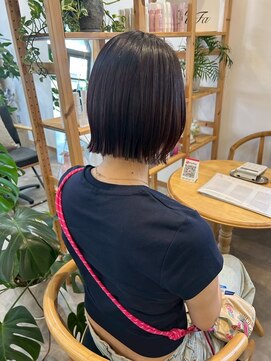 ソラ(SORA.) ボブ/切りっぱなしボブ/外ハネ/20代/30代/40代/50代/髪質改善