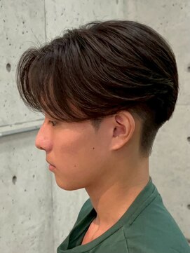 毛流れセンターパート