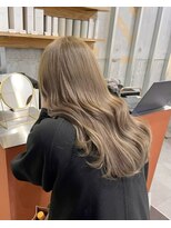 イオエ 梅田(ioe) ニュアンスカラー/グレージュ/ツヤ髪スタイル/髪質改善/縮毛矯正