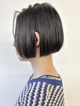 モリオフロムロンドン 松戸店(Morio from London) 【松戸　ムラマツ】大人ボブ　大人かわいい黒髪ショートボブ