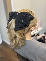 ティアラ 栄(TIARA)&nbsp;名古屋★栄/結婚式お呼ばれポニーテール◎リボンヘアセット