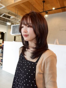 ライリー(riley) layer × brown