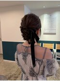 ダークパープル/ナチュラルショート/夏のヘアアレンジ/千葉駅