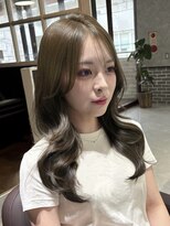 アウラ 近鉄八尾駅前店(Aura)&nbsp;韓国レイヤー× オリーブグレージュ♪