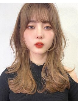 ミミヘアーガーデン(mimi hair garden)の写真/韓国スタイルに欠かせない顔周りカット。韓国スタイルカラーと合わせて今までで一番かわいい自分に出会える