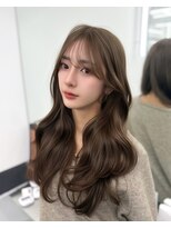 アマトウキョウ アユンチェ(AMA TOKYO×AYUNCHE)&nbsp;前髪顔まわり韓国ヘアレイヤーカットサイドバンク2wayバンク韓国