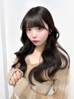 ロア 中目黒(loa)&nbsp;レイヤーカット/顔周りカット/ぱっつん前髪/小顔前髪カット