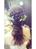 人気のブライダルヘア