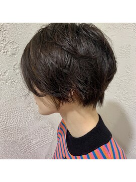ヘアメイク カン プラスエフ(HAIR MAKE KANN+f) 大人かわいい!フェミニンなショート