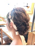 ルーズアップ/ヘアセット/ヘアメイク/ヘアアレンジ/アップヘア