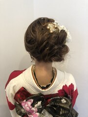 成人式ヘアアレンジ1