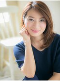 *CUORE柏*…レイヤーカットxクリアカラーワンカールセミディc