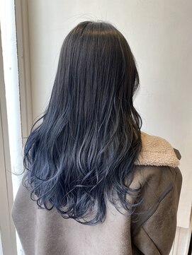 アン(Hair make un) ハイライトグラデーションカラー