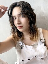 アイティー バイ アルバム 中野店(IT by ALBUM)&nbsp;ゆるウエーブスタイル_ピンクベージュボブルフン_37938