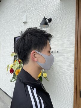 リブヘア(LiB hair) 2ブロックベリーショート×黒髪