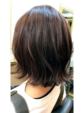 ビゼン 東伏見本店(hair make BIZEN) 外ハネミディアムボブ