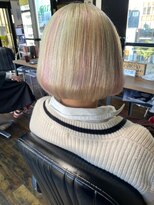 ガルボ ヘアー(garbo hair)&nbsp;#高知 #おすすめ #月曜営業 #ホワイト #ペールピンク