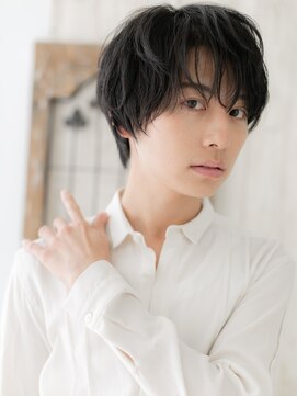 グルーミングサロン バーバー キャッスル 北浦和西口(Grooming salon Barber Castle) 前髪パーマでこなれヘア好感度束感ウルフヘア!M