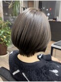 ショートボブ/ショートカット/グレージュカラー/大船駅/大船鎌倉
