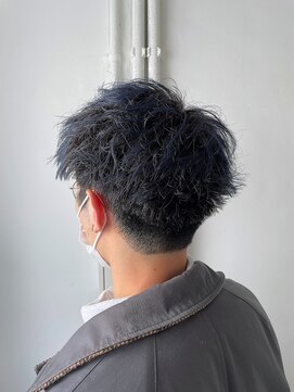 ミュー(Mu) セットしやすいショート/ブルーブラック