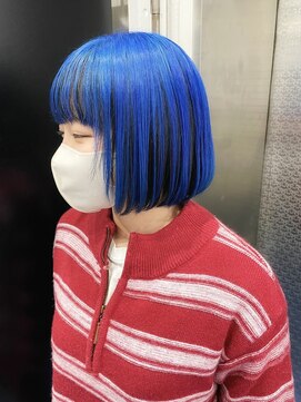 ホワイト 梅田(white) ＊アンブレラ＊ブルー×ブラック