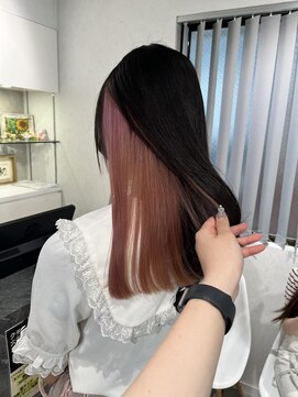 ミューバイケンジ(miu by KENJE) miu　ツートンインナーカラー