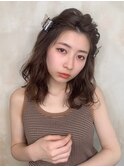 【デュアプレ】前髪アレンジ　似合わせカット/縮毛矯正韓国