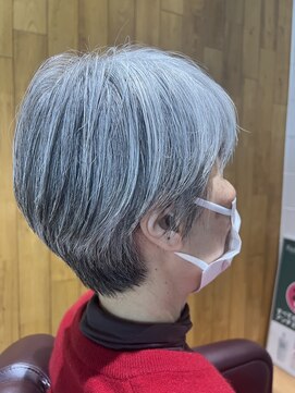 チアー ヘアリラクゼーション(cheer HAIRRELAXATION) グレイヘアショート