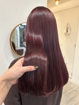 ガーランド (Garland) 暖色カラー/ピンクベージュ/前髪/レイヤーカット/原宿神宮前