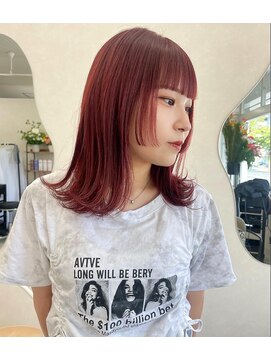 ミル(mir) 濃いめレッドカラー