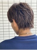 #カルマパーマ#ベリーショート#ダークアッシュ#ニュアンスパーマ