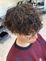 フゥ 宇都宮(FeU) 波巻きパーマメンズパーマメンズヘアツーブロックツイストパーマ