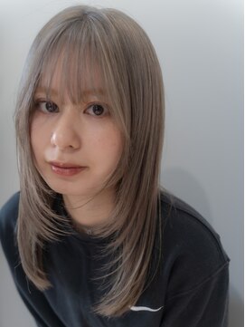 デビュー ヘアーメイク 黒髪/ボブルフ/ネビージュ/小顔/ワンレン/水戸/髪質改善/前髪