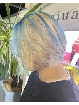 ロナ 岡崎竜美丘店(RONA) 派手髪アンブレラカラー