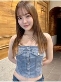 イメチェン前髪小顔ロング_銀座